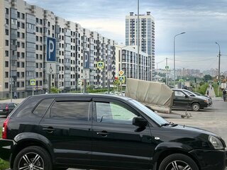 2008 Hyundai Tucson I, чёрный, 630000 рублей, вид 2