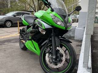 2012 Kawasaki ER-4F (Ninja 400R), зелёный, 370000 рублей, вид 1