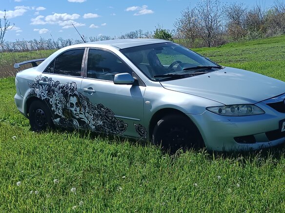 2004 Mazda 6 I (GG), серебристый, 333000 рублей