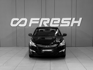 2016 Hyundai Solaris I Рестайлинг, чёрный, 548000 рублей, вид 3