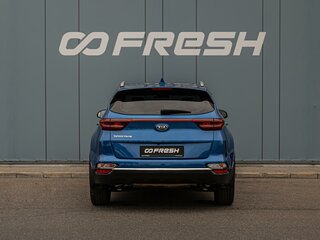 2019 Kia Sportage IV Рестайлинг, синий, 2100000 рублей, вид 4