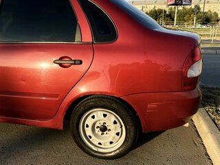 2007 Lada (ВАЗ) Kalina I, красный, 160000 рублей, вид 4