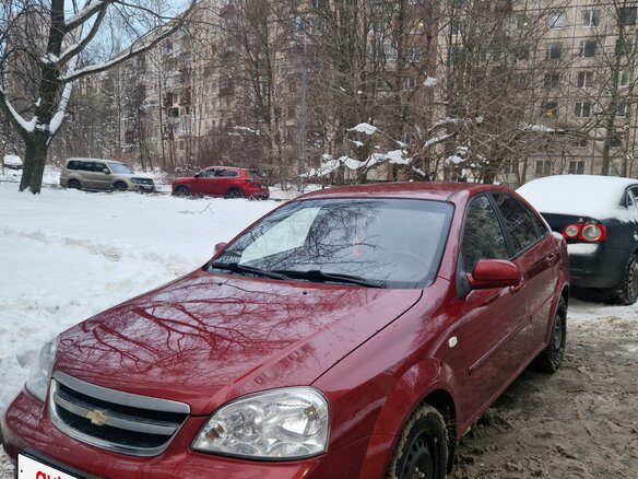 2009 Chevrolet Lacetti I, красный, 300000 рублей