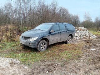 2008 SsangYong Actyon Sports I, чёрный, 565000 рублей, вид 1