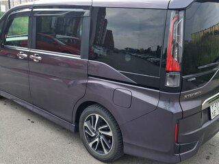 2015 Honda Stepwgn Spada V, фиолетовый, 1830000 рублей, вид 4