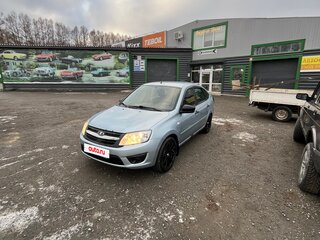 2017 Lada (ВАЗ) Granta I, голубой, 450000 рублей, вид 2