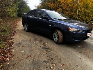 2010 Mitsubishi Lancer X, синий, 530000 рублей, вид 3