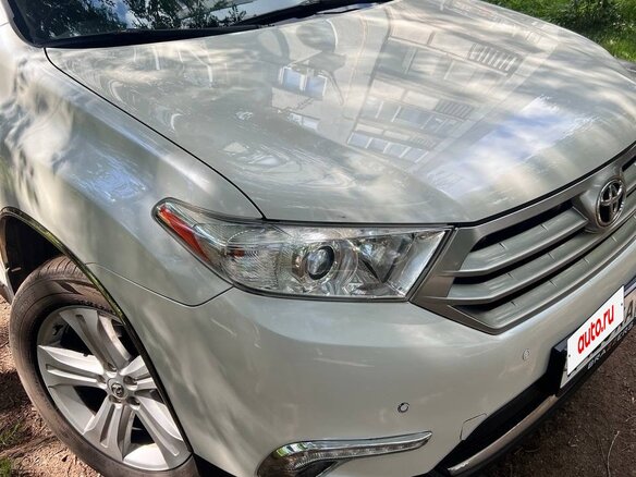 2012 Toyota Highlander II (XU40) Рестайлинг, белый - вид 13