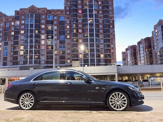 2017 Mercedes-Benz S-Класс 400 d VI (W222, C217) Рестайлинг, синий, 4150000 рублей, вид 1