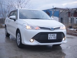 2017 Toyota Corolla Fielder XI (E160, E170, E180) Рестайлинг 1, белый, 1430000 рублей, вид 4