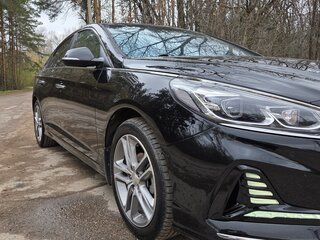2019 Hyundai Sonata VII (LF) Рестайлинг, чёрный, 1870000 рублей, вид 4