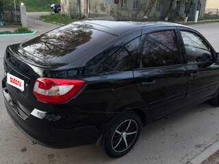 2015 Lada (ВАЗ) Granta I, чёрный, 500000 рублей, вид 4