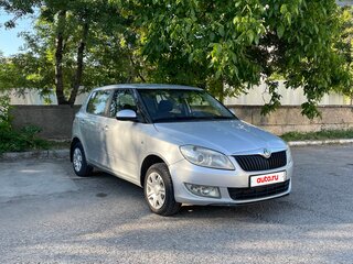 2013 Skoda Fabia II Рестайлинг, серебристый, 540000 рублей, вид 2