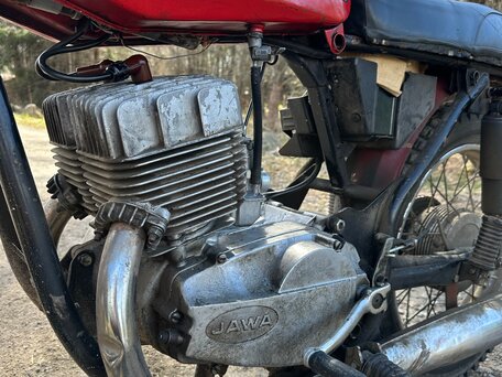 1986 Jawa 350/638, красный, 50000 рублей, вид 2