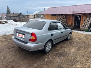 2005 Hyundai Accent ТагАЗ II, серебристый, 370000 рублей, вид 5