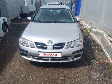 2001 Nissan Almera II (N16), серебристый, 300000 рублей, вид 2