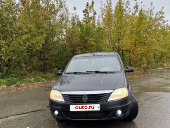 2011 Renault Logan I Рестайлинг, чёрный, 240000 рублей