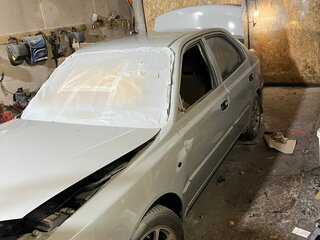 2003 Hyundai Accent II, серебристый, 260000 рублей, вид 5
