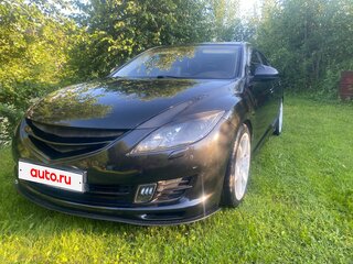 2007 Mazda 6 II (GH), чёрный, 1050000 рублей, вид 2