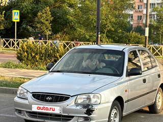 2007 Hyundai Accent ТагАЗ II, серый, 329000 рублей, вид 1