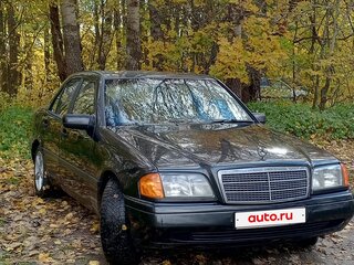 1994 Mercedes-Benz C-Класс 180 (PMS) I (W202), чёрный, 400000 рублей, вид 1