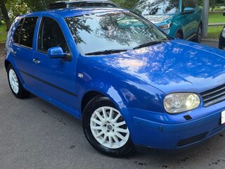 1998 Volkswagen Golf IV, синий, 430000 рублей, вид 2