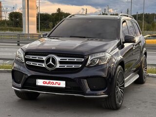 2017 Mercedes-Benz GLS 400 I (X166), синий, 5300000 рублей, вид 1