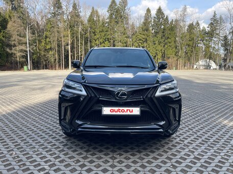 2019 Lexus LX 570 III Рестайлинг 2, чёрный, 8600000 рублей, вид 3