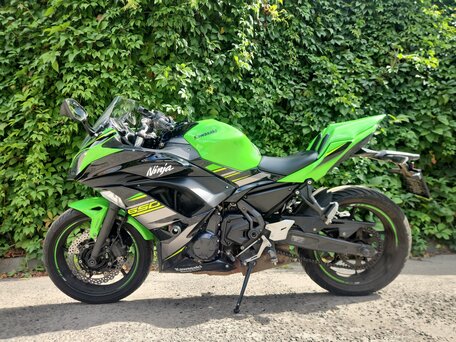 2018 Kawasaki Ninja 650, зелёный, 520000 рублей, вид 1