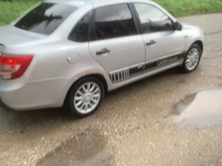 2013 Lada (ВАЗ) Granta I, серый, 295000 рублей, вид 2