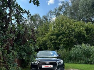 2021 Audi A6 45 TFSI V (C8), чёрный, 3850000 рублей, вид 3