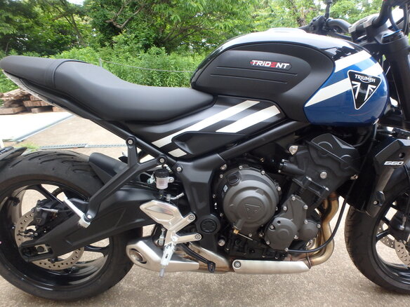 2026 Triumph Trident 660, чёрный, 1050000 рублей - вид 13