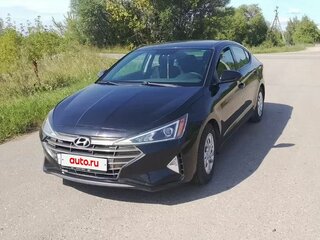 2019 Hyundai Elantra VI (AD), чёрный, 1300000 рублей, вид 1