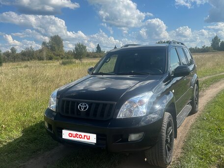 2008 Toyota Land Cruiser Prado 5-speed 120 Series Рестайлинг, чёрный, 2250000 рублей, вид 4