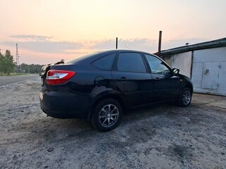 2014 Lada (ВАЗ) Granta I, чёрный, 350000 рублей, вид 3