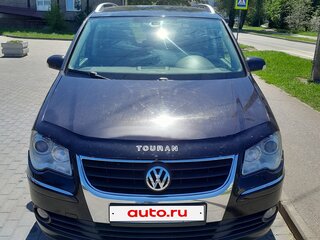 2008 Volkswagen Touran I Рестайлинг, чёрный, 620000 рублей, вид 1