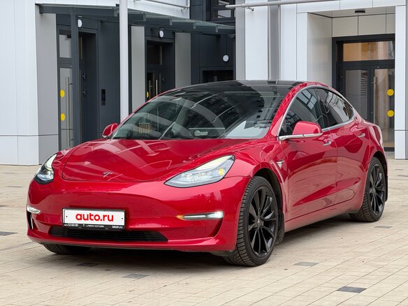 2020 Tesla Model 3 Long Range I, красный, 3990000 рублей - вид 1