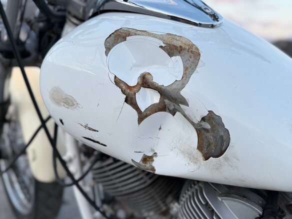 1997 Yamaha XVS400 Drag Star, белый, 198000 рублей - вид 7