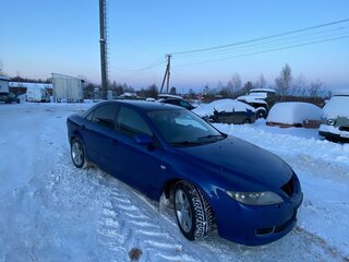 2006 Mazda 6 I (GG) Рестайлинг, синий, 140000 рублей, вид 2