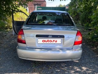 2008 Hyundai Accent ТагАЗ II, серебристый, 450000 рублей, вид 2