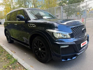 2014 Infiniti QX80 I Рестайлинг, синий, 3750000 рублей, вид 2