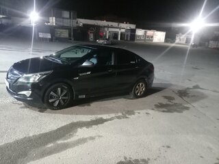 2015 Hyundai Solaris I Рестайлинг, чёрный, 650000 рублей, вид 5