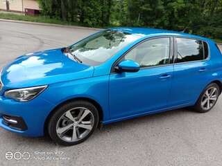 2021 Peugeot 308 II Рестайлинг, синий, 890000 рублей, вид 4