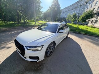2022 Audi A6 45 TFSI V (C8), белый, 4580000 рублей, вид 2