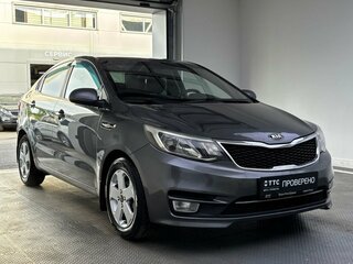 2016 Kia Rio III Рестайлинг, серый, 960000 рублей, вид 3