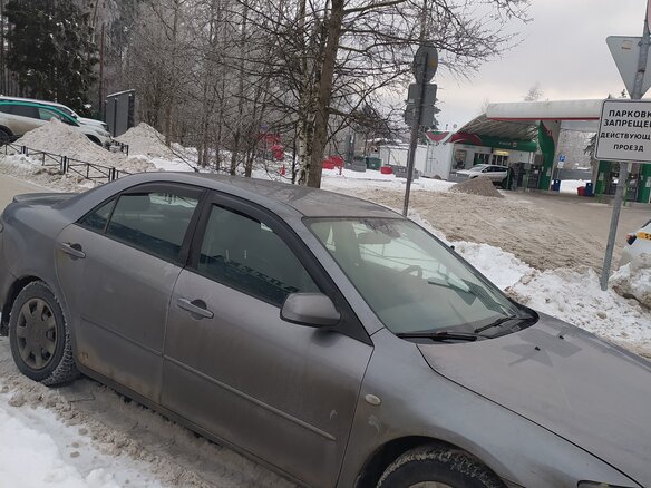 2006 Mazda 6 I (GG) Рестайлинг, серый, 179000 рублей - вид 3