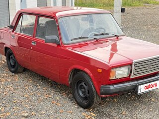 1997 Lada (ВАЗ) 2107, красный, 110000 рублей, вид 4