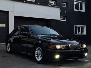 2002 BMW 5 серии 525i IV (E39) Рестайлинг, чёрный, 650000 рублей, вид 5