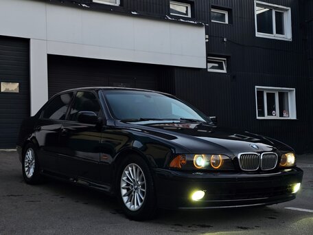 2002 BMW 5 серии 525i IV (E39) Рестайлинг, чёрный, 650000 рублей, вид 5