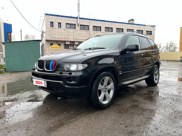2004 BMW X5 3.0d I (E53) Рестайлинг, чёрный